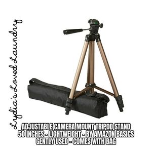 Camera Mount Tripod Stand 50" Adjustable Lightweight With Bag